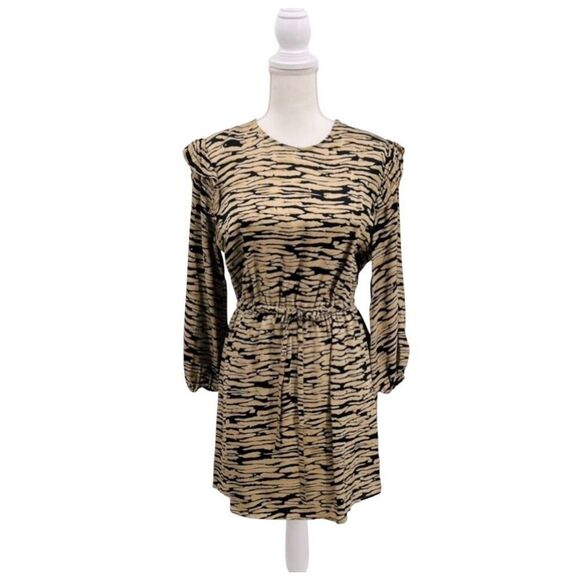 NWT Rails Dress Ora Printed Long Sleeve Pullover Golden Size M - Picture 6 of 13
